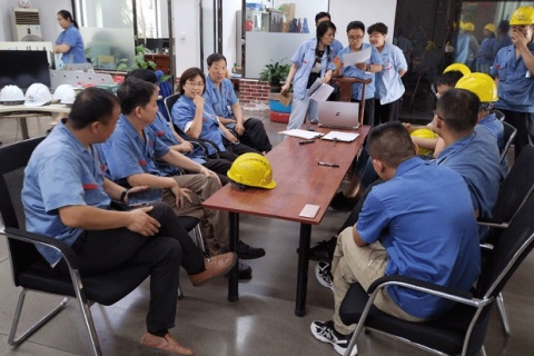 公司举办了一场生产知识竞赛