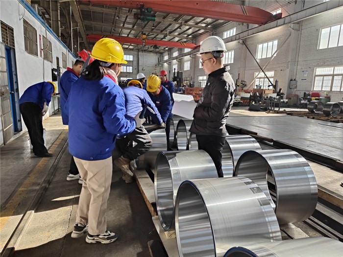 出口德国的短钢套筒验收发货